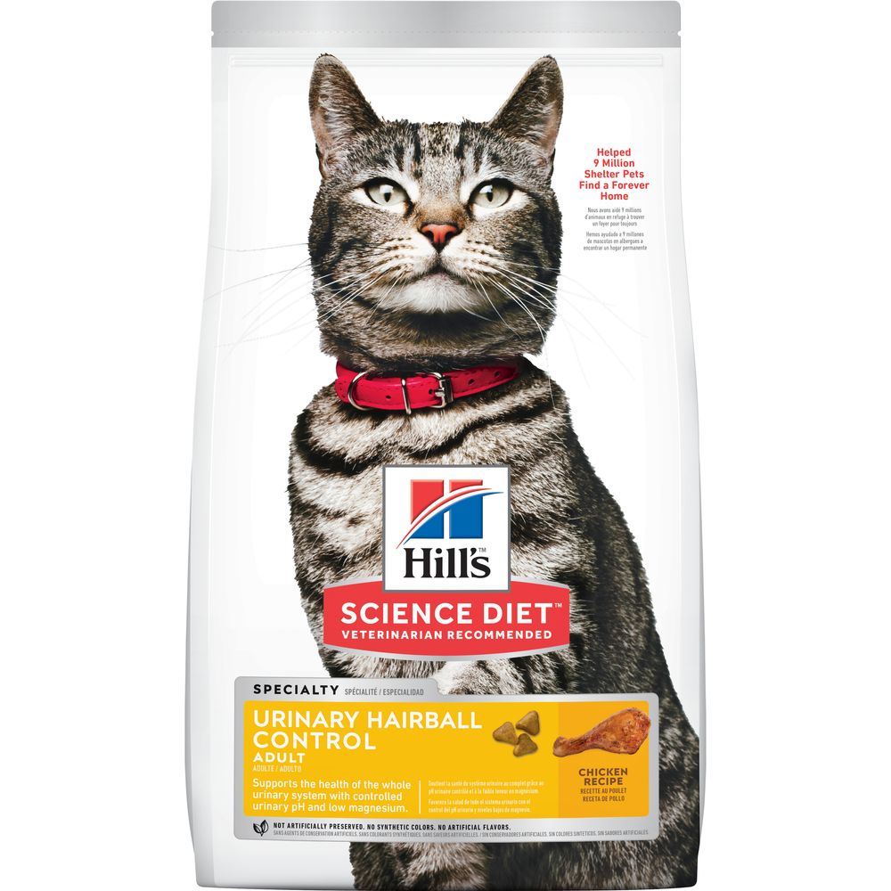 Adult Urinary & Hairball Control Cat Food