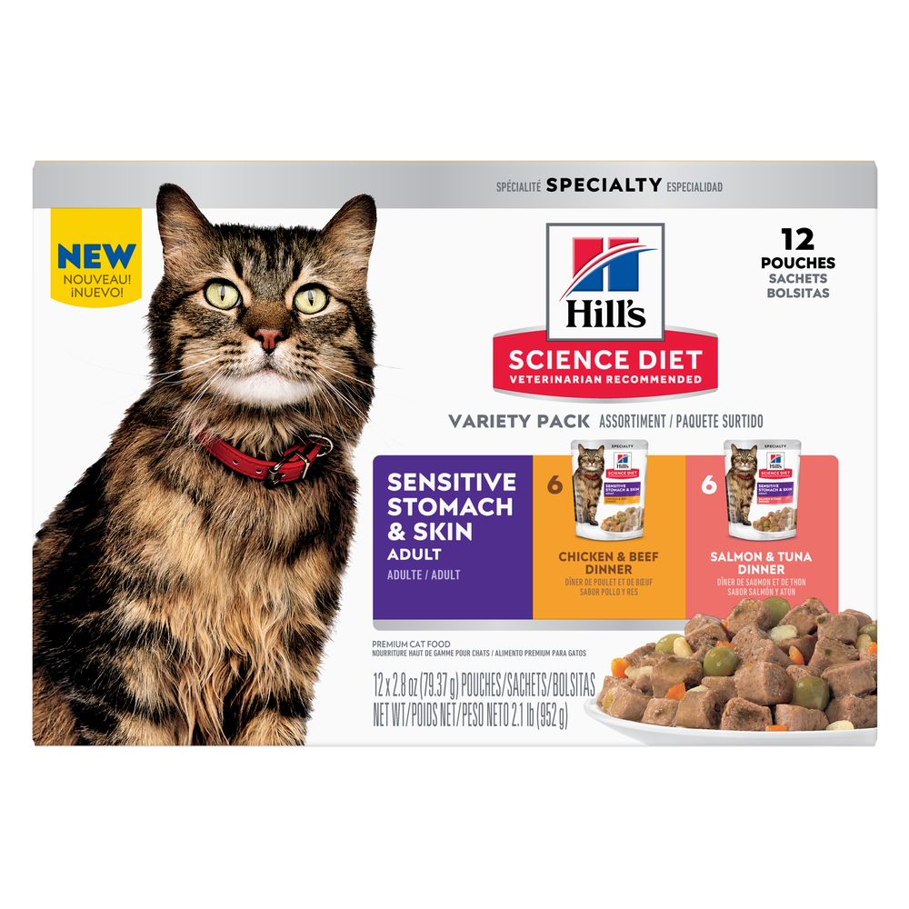 Adult Sensitive Stomach & Skin Cat Food